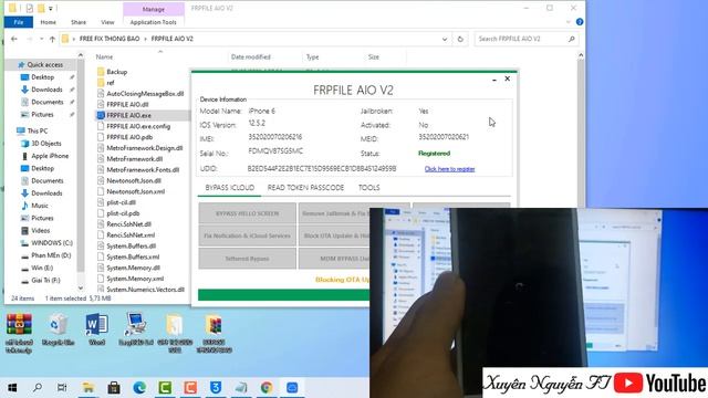 TOOL BYPASS ICLOUD FRPFILE AIO V2.1 FREE FIX THÔNG BÁO TẮT NGUỒN, NHẬP ICLOUD, MESSENGER, FACETIME смотреть онлайн
