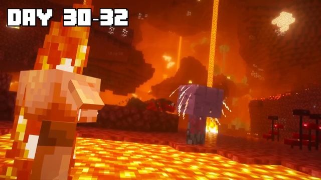 I Survived 100 Days as LAVA GODZILLA in HARDCORE Minecraft смотреть онлайн