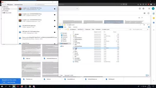 Windows 7/8/10 Fare İmlecini Değiştirmek MacOS İmleci Siyah İmleç смотреть онлайн