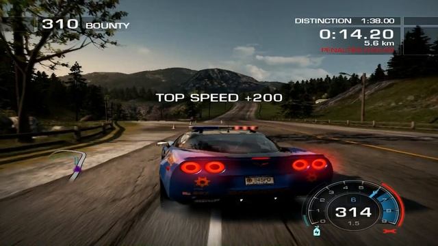 Need For Speed: Hot Pursuit Gameplay ( Chevrolet Corvette ZR1 Police Car ) [ PC HD ] смотреть онлайн