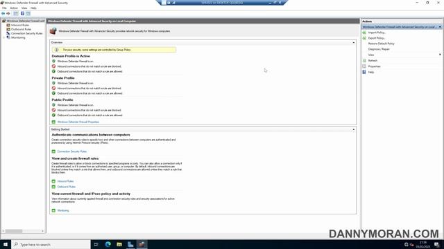How to manage the Windows Firewall using Group Policy смотреть онлайн