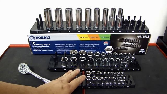KOBALT 3 Piece Socket Storage Tray Set - Review