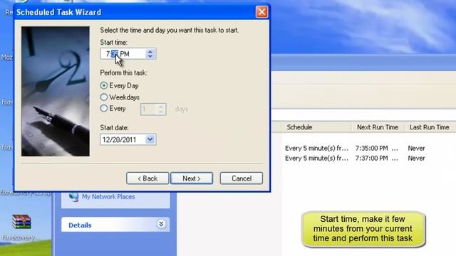 SocialPoster - How to create task scheduler job in Windows XP trigger every 5 minutes смотреть онлайн