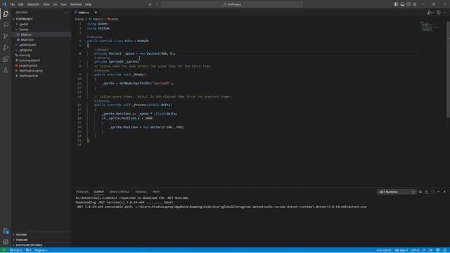 Setup Godot 4.2 C# In Windows With Visual Studio Code .NET 8 | 2024 | Debugging | Debug смотреть онлайн