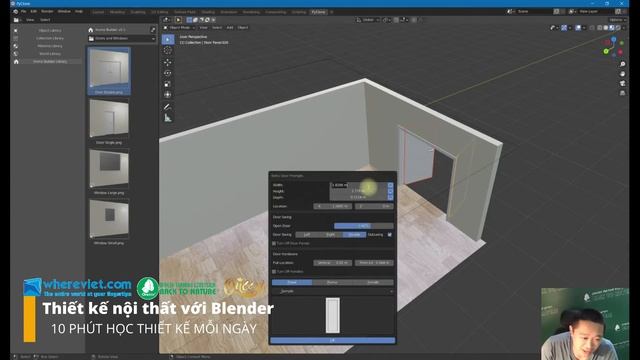 THIẾT KẾ PHÒNG BẾP CỰC NHANH VỚI BLENDER 2.9.3 BY OFREZH.COM - TRỞ LẠI TỰ NHIÊN смотреть онлайн
