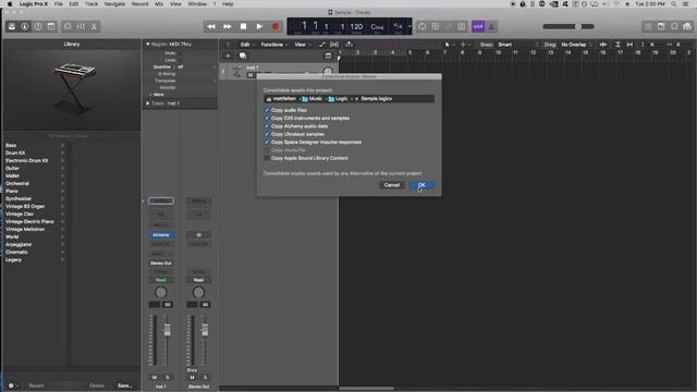 How To: Consolidate and Relocate Project Files in Logic Pro X смотреть онлайн