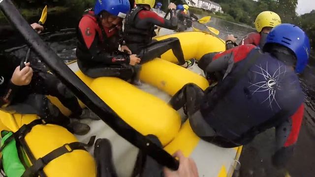 White Water Rafting - Llangollen Outdoors смотреть онлайн