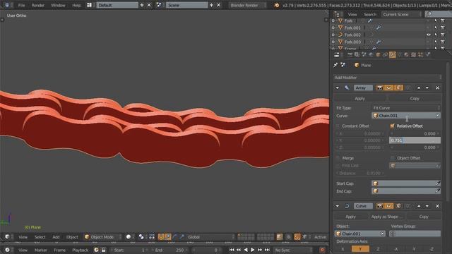 Modeling A Bicycle With Blender - Modeling A Bicycle Chain