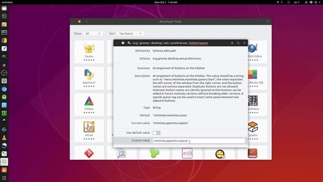 Any GNOME + Ubuntu OS: Add | Remove Close - Maximize - Minimize Button смотреть онлайн
