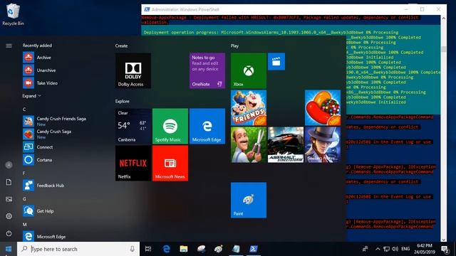 Remove Windows 10 apps and install Microsoft Apps Store back смотреть онлайн