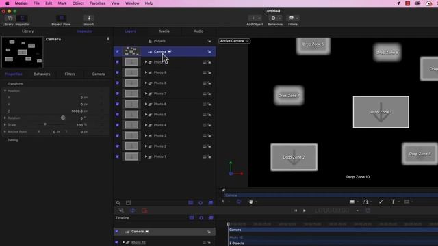Create a 3D Slideshow Template with Motion for use in Final Cut смотреть онлайн