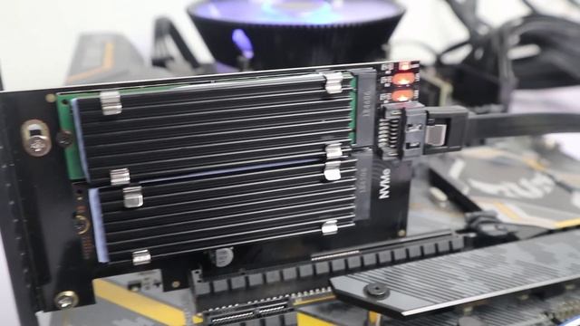 2 in 1 M.2 PCIE 4.0 Adapter with M.2 Heatsink for M.2 PCIE (NVME/AHCI) and M.2 NGFF SATA SSD смотреть онлайн