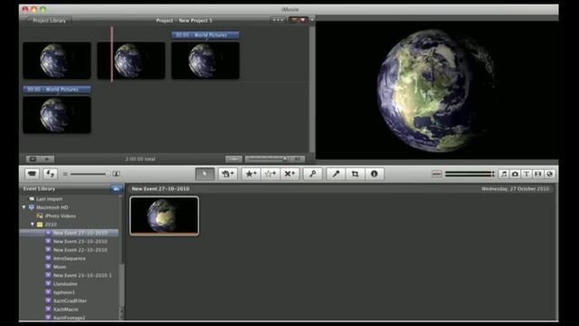 iMovie 11 - Spinning Earth Footage - Free Download смотреть онлайн