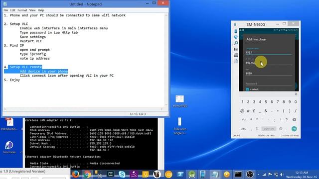 vlc remote setup смотреть онлайн