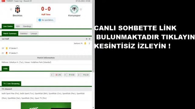 BEŞİKTAŞ - KONYASPOR MAÇI CANLI İZLE смотреть онлайн