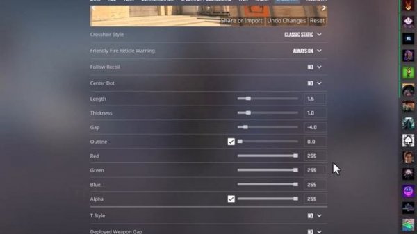 Donk CS2 Settings | Counter Strike 2 Crosshair Settings