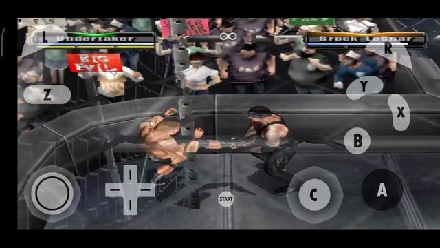 Undertaker vs Brock Lesnar WWE WrestleMania 19 Gameplay | GameCube | Dolphin emulator | Android | H смотреть онлайн