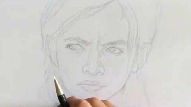 How To Draw Ellie || The Last Of Us 2 || Step By Step смотреть онлайн