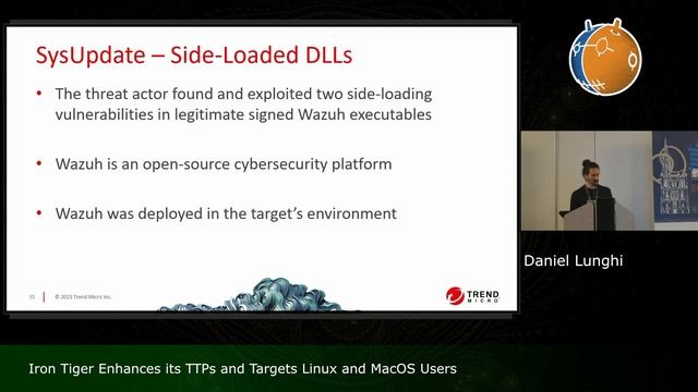 Iron Tiger Enhances its TTPs and Targets Linux and MacOS Users - Daniel Lunghi смотреть онлайн