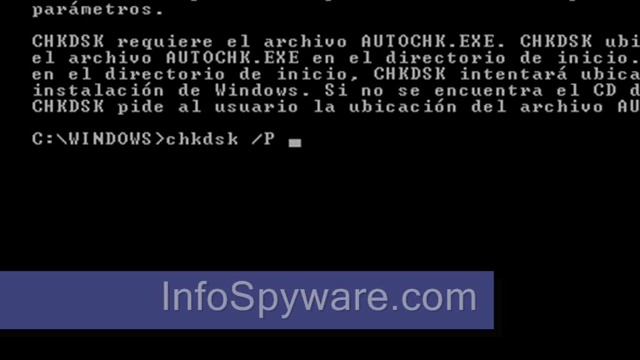 CHKDSK En Windows Xp