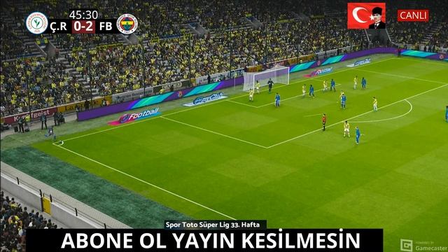 FENERBAHÇE RİZESPOR MAÇI CANLI İZLE
