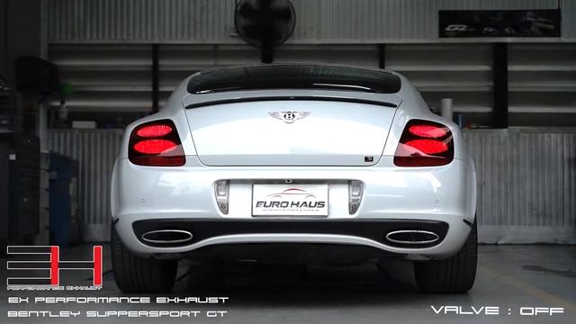 Bentley Supersport W12 with EH Performance exhaust смотреть онлайн
