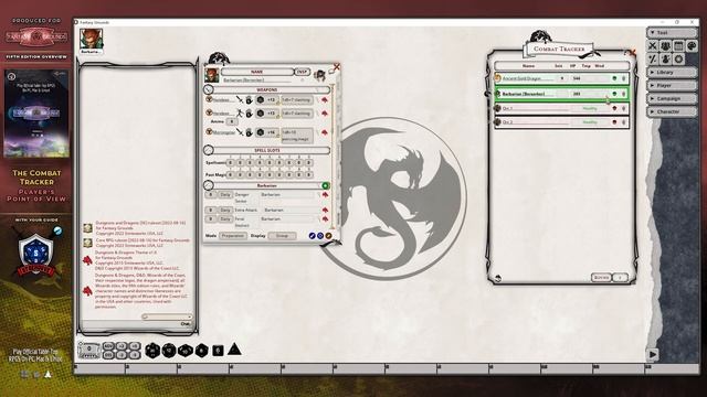 FGU | Combat Tracker - Player's Point of View | 5e | Fantasy Grounds Unity смотреть онлайн