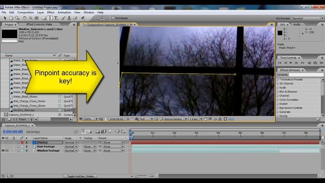 After Effects Tutorial: Realistic Window Rain смотреть онлайн