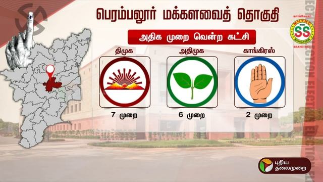 பெரம்பலூர் மக்களவை தொகுதியின் பின்னணி என்ன? எந்த கட்சி எவ்வளவு முறை வெற்றி? | Perambalur | PTT смотреть онлайн