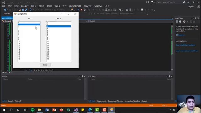 Uso de hilos en un Windows Forms смотреть онлайн