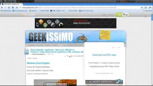 francy blog 1 trasformare windows xp vista in snow leopard смотреть онлайн