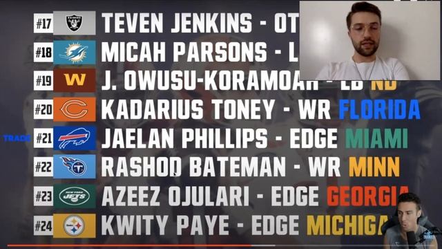 The GOAT House 2021 NFL Mock Draft | One of the first A drafts?! | Mock the Mock | THMP смотреть онлайн