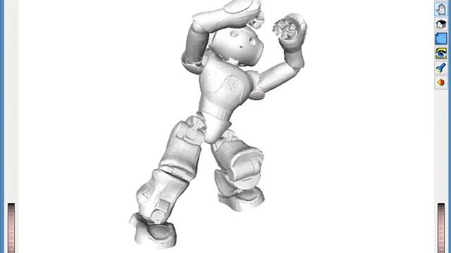 Nao Taichi Pose simulation in Openrave смотреть онлайн