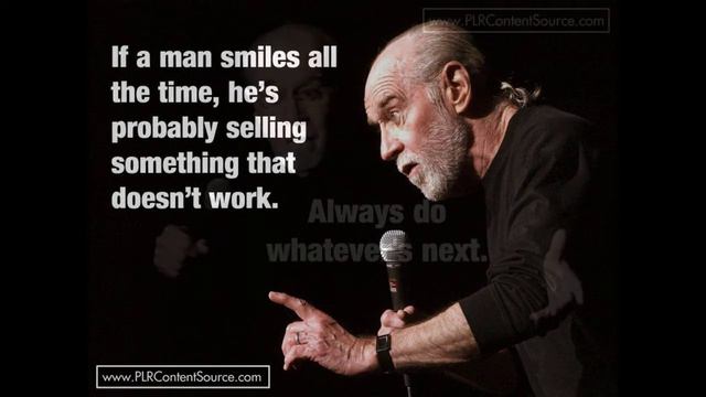 George Carlin Classic One Liners смотреть онлайн