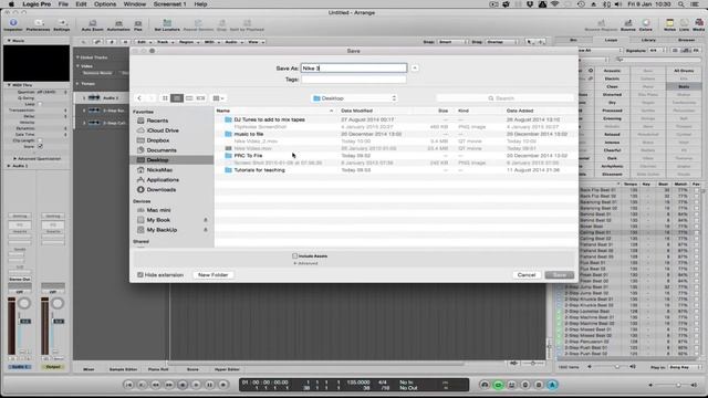 Working with Movie files in Logic Pro 9 - Basic смотреть онлайн