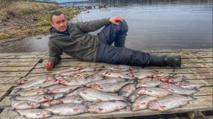 КОСИМ ФОРЕЛЬ НЕЩАДНО! СМОТРЮ, А ПОПЛАВКА УЖЕ НЕТ! ЗНАЧИТ УЖЕ СИДИТ! ЛОВЛЯ ФОРЕЛИ НА УДОЧКУ