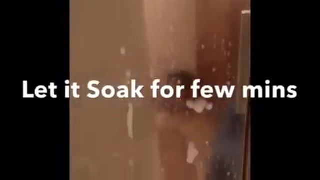 Easy & Best method clean Glass Shower Door смотреть онлайн