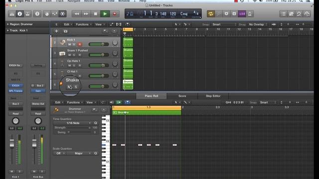 ♫ Logic Pro X Virtual Drummer for EDM Dance Music ♫ смотреть онлайн