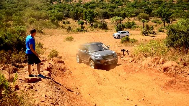 Range Rover Evoque offroad review at Dewildt смотреть онлайн