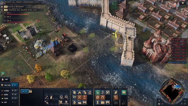 Age of Empires IV - Rus Skirmish (Hardest Difficulty) смотреть онлайн