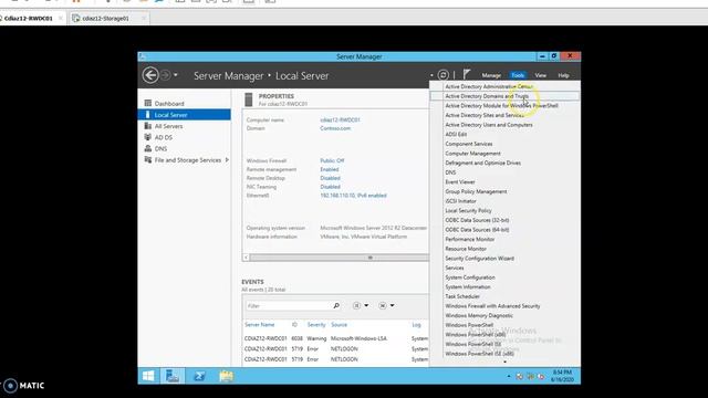 Managing ACTIVE DIRECTORY AND SYSVOL replication смотреть онлайн