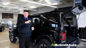 Opening the Jeep Sky One-Touch Power Top