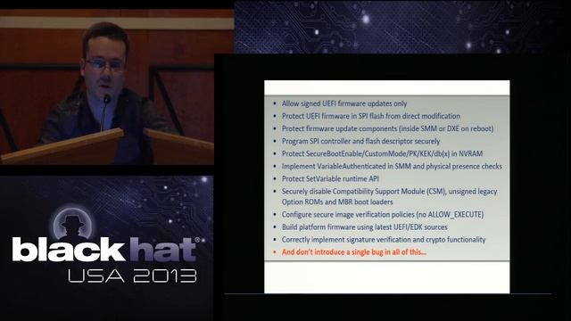 BlackHat 2013 - A Tale of One Software Bypass of Windows 8 Secure Boot смотреть онлайн