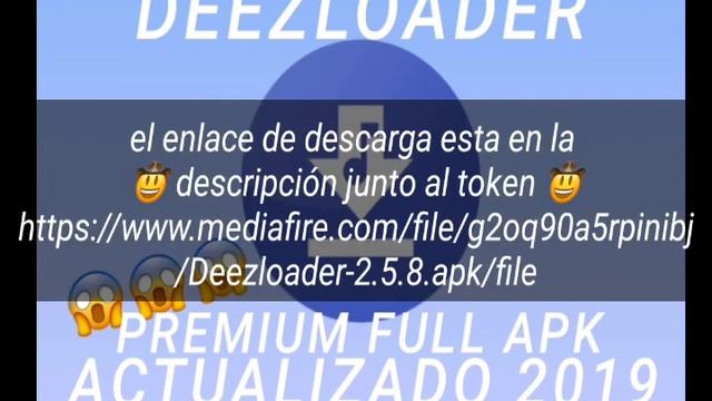 😱NUEVO😱 DEEZLOADER PREMIUM APK + CARÁTULAS HD + TOKEN ACTUALIZADO DICIEMBRE 2019 смотреть онлайн