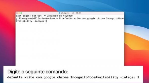 How to disable Chrome Incognito Mode on MacOS