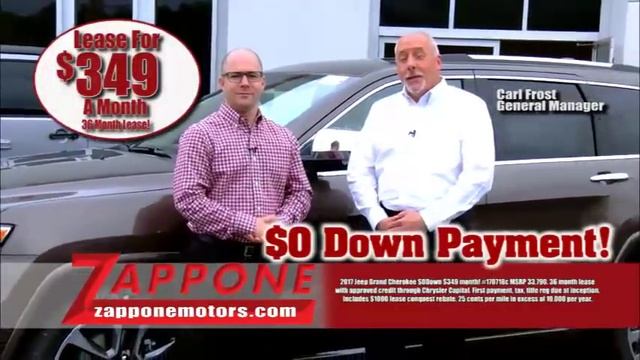 $0 Down Month | 2017 Jeep Grand Cherokee $349/mo | Zappone Chrysler Jeep Dodge RAM | 12065 | 12832 смотреть онлайн