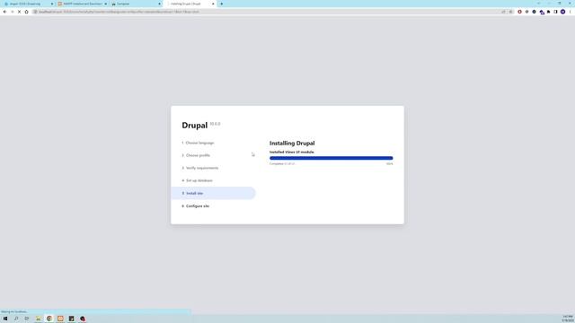 How to install Drupal 10 with and without composer | Drupal Tutorial for Beginners смотреть онлайн