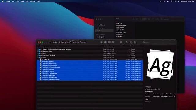 How to install Fonts in MacOS for PowerPoint смотреть онлайн