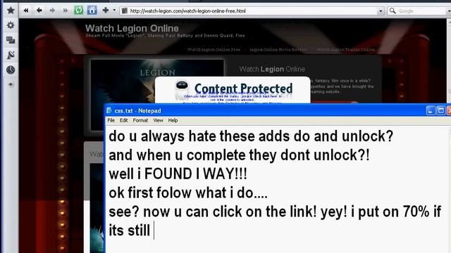 Get around a "do survey and unlock" ad смотреть онлайн
