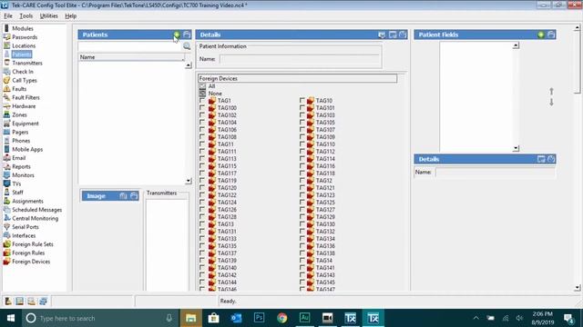 Tek-CARE700 LS450 Config Tool смотреть онлайн